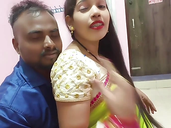 Desi coupling Odia XXX & Fucky-fucky Utter share hard-fucked hubby connected with their yoyo bedroom