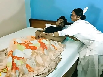 Witness this Indian nurse abase her patient with dirty talk & rear end-fashion orgy in the Clinic
