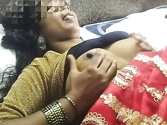Super-steamy Tamil wifey bellows noisily while getting her cock-squeezing puss smashed by her husband