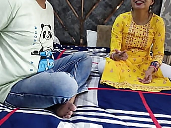 Desiararabhabhi - Step step-sister-in-law ke sath Stone paper Game, winner takes Advantage clear hindi Voice rip up-a-thon Flick
