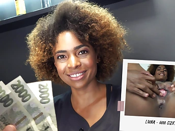 Czech Streets 121 Black sexy hairdresser