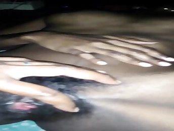 Hot Indian Desi Tamil Wife with Frd Wifey's Super-Cute Black Cooch and Titties