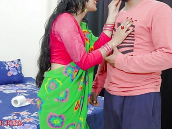 Priya, the Indian step-daughter, can't resist her man's throbbing cock in this dampness POV video