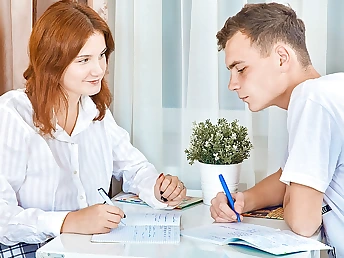 College Dolls make a orgy break