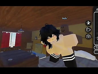 Black master humiliates roblox gal with his massive BBC
