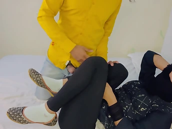 Indian Muslim Hijab girl employee fucked off out of one's mind office big gun hard sex