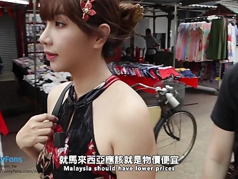 Kuala Lumpur: Monmontw's scorching bollix up levee with humungous boobs, finger-tickling, spraying, and creampies!