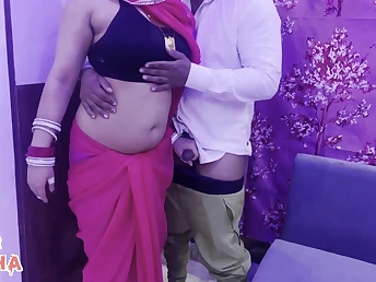 Sammy Sins' Indian wife gets her hairy armpits destroyed & pounded by her fat shush