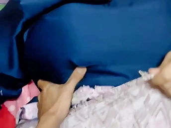 Chubby Malay wifey invites her new friend to have a raunchy threesome helter-skelter her apartment