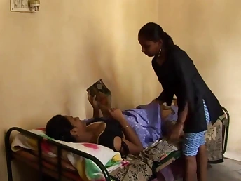 Super-fucking-hot youthfull Tamil stunners get off greater than caressing their bellies greater than the dado in a sultry massage