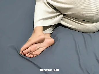 Step-sister's tight body gets a constant long in her own apartment