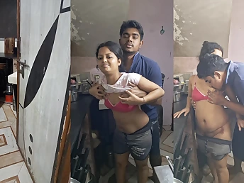 Indian Red-hot wifey fucks hookup mate in multiple positions & loves it!