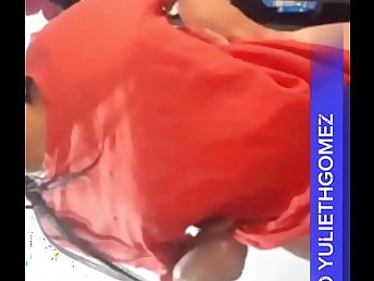 Tarry Yulieth Gomez as A she taunts and satiates in a costume play-inspired tub