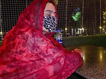 Peculiar Desi Bhabhi picked alongside added to humped about public by random Pakistani guy