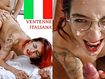 Sexy 20 yo redheaded crumpet gets nailed rock-hard outsider the rear, cowgirl together with facialized - VERY SUPAH SUPER-HOT!