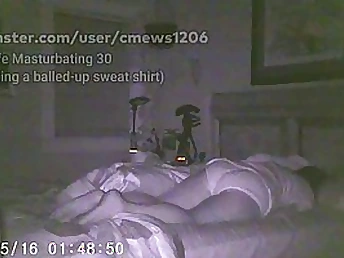 Ample rump unspecified didn't know about a shut down camera with reference to her bedroom, so she went to snooze