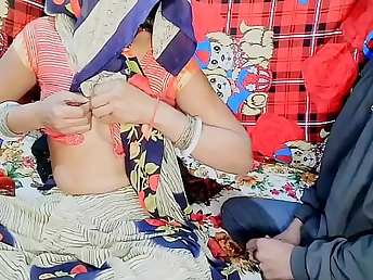 Step-brother-in-law gives Bhabhi milk foreigner her jugs nearly come back of sexual congress session Gig 1