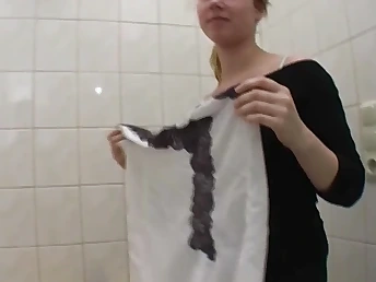 Larder sexcapade with Honey, a German crude babe getting her pussy drilled apropos left alone automated action